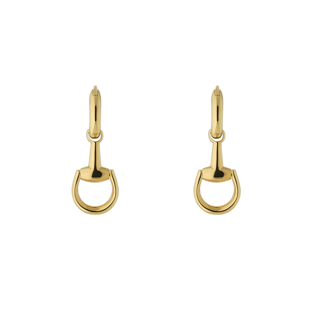 Gucci Horsebit 18ct Yellow Gold Drop Earrings simple Pursuit