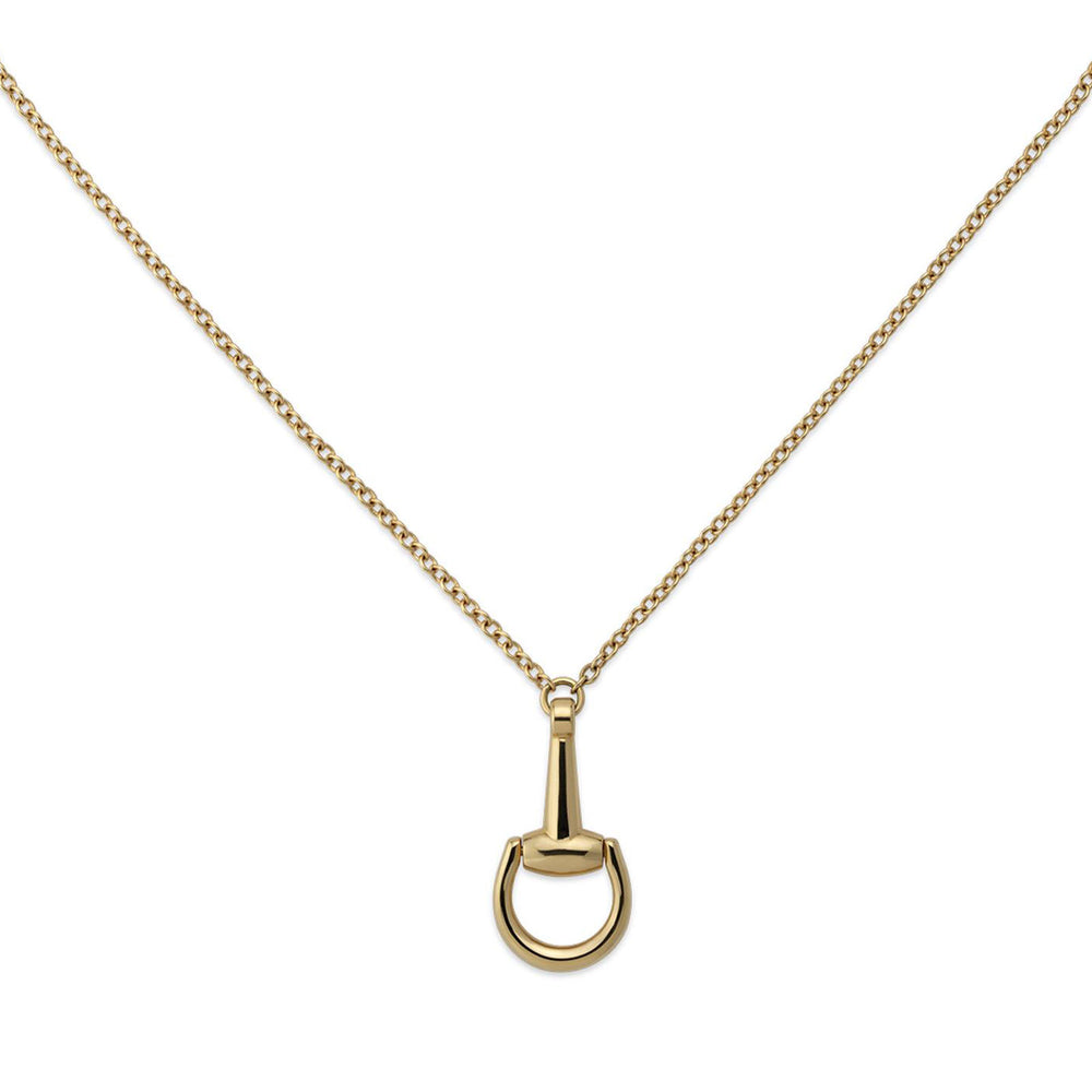 Gucci Horsebit 18ct Yellow Gold Chain Necklace simple Pursuit