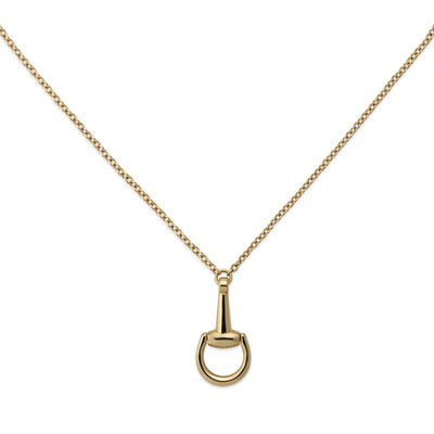 Gucci Horsebit 18ct Yellow Gold Chain Necklace simple Pursuit