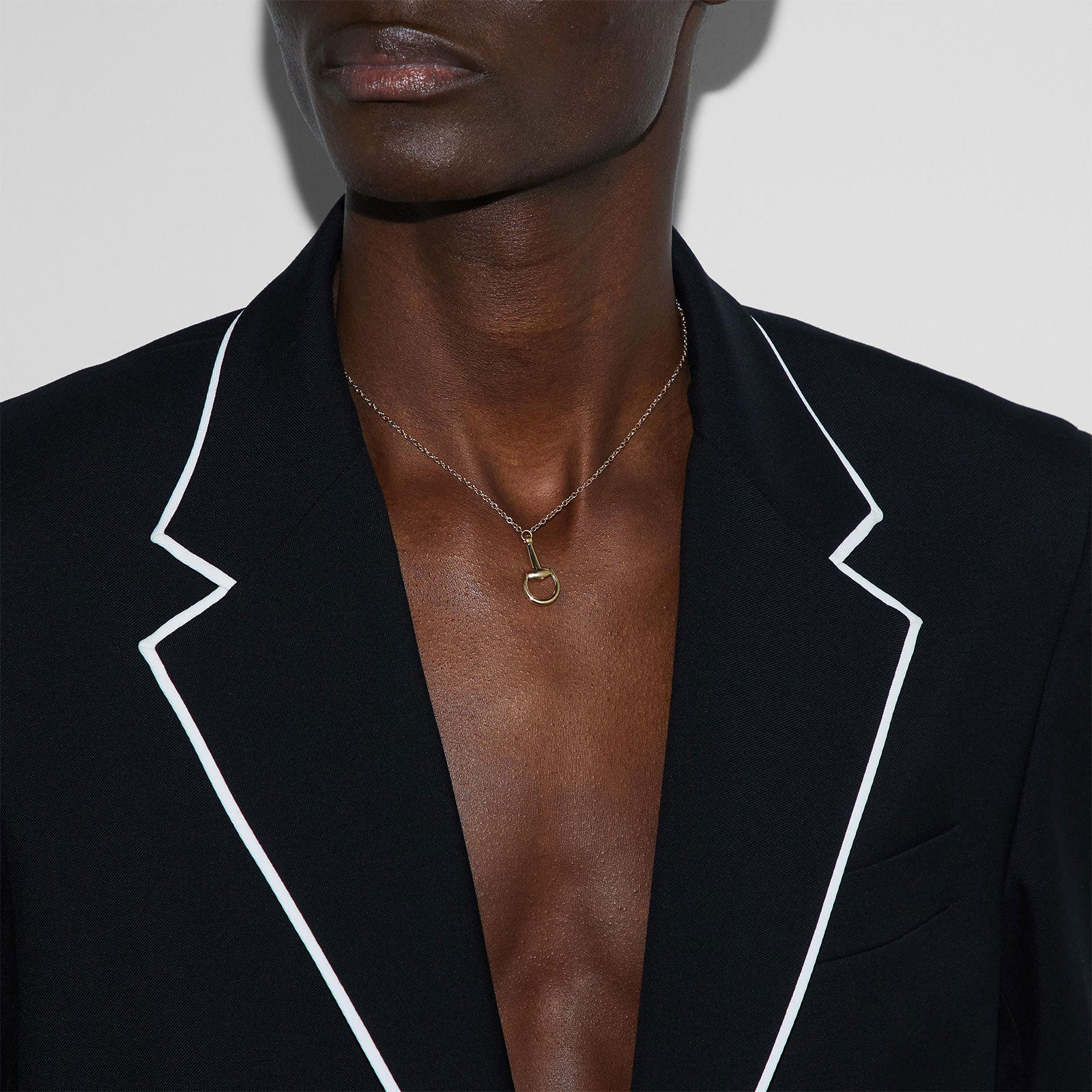 Gucci Horsebit 18ct Yellow Gold Chain Necklace simple Pursuit