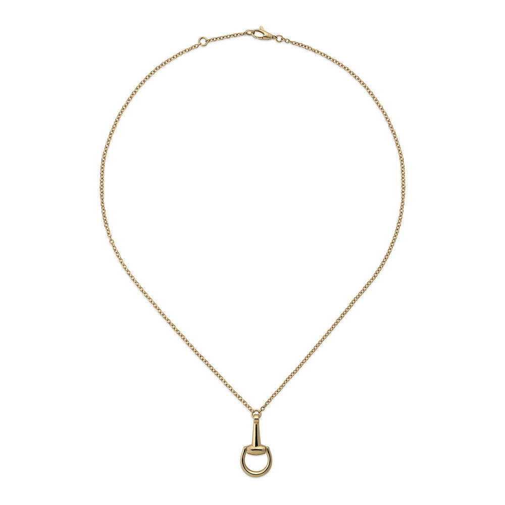 Gucci Horsebit 18ct Yellow Gold Chain Necklace simple Pursuit