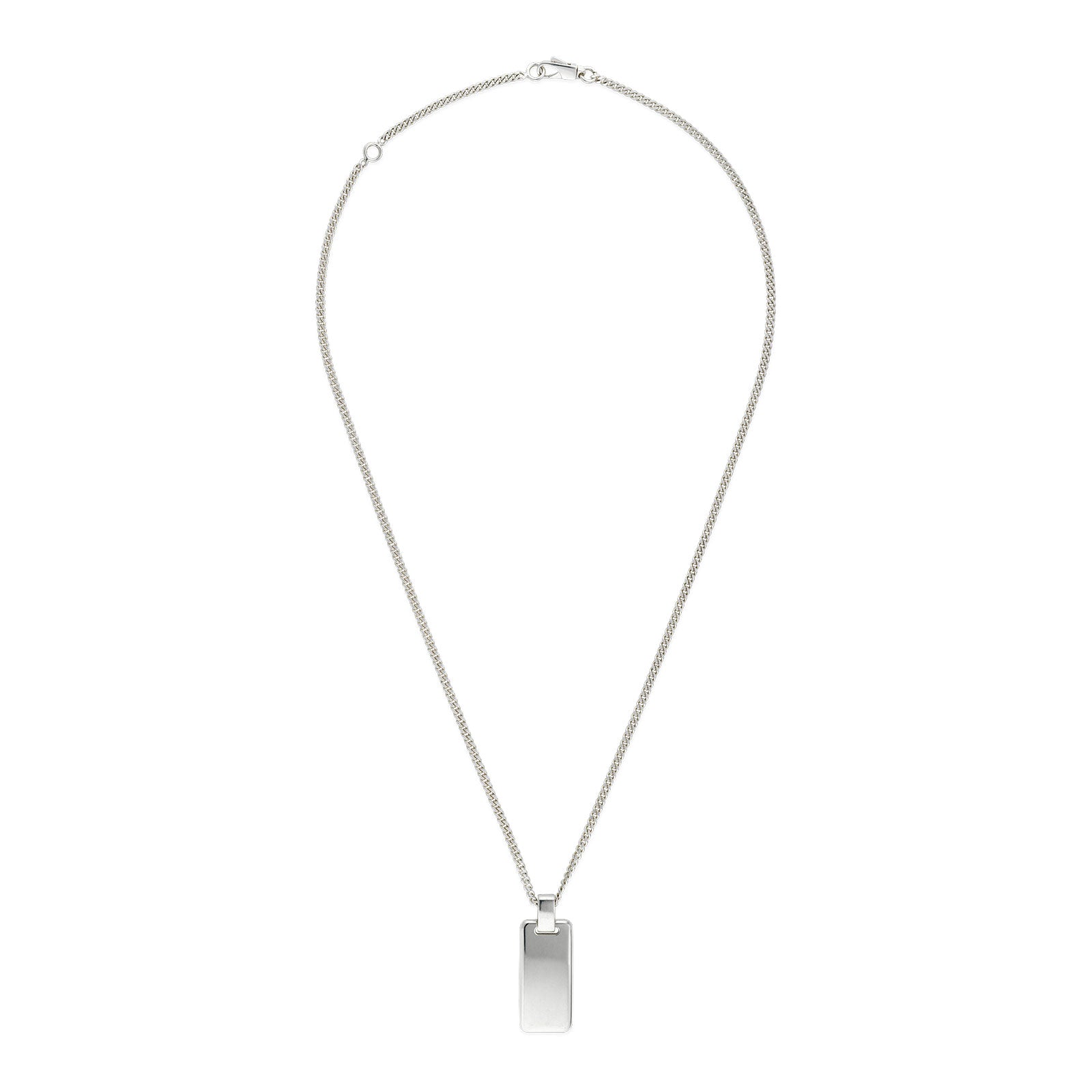 Gucci Signature Silver Pendant Necklace simple Pursuit