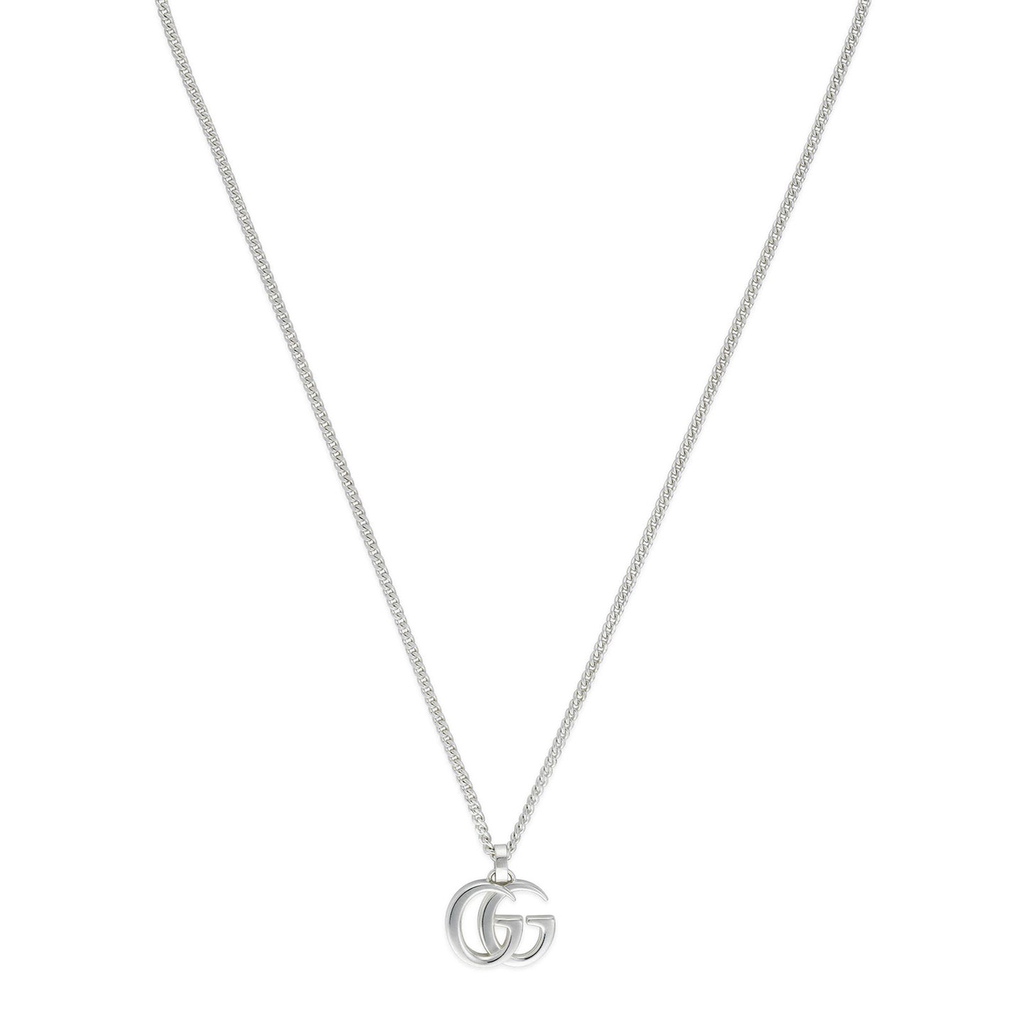 GG Marmont Silver Pendant Necklace simple Pursuit