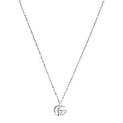 GG Marmont Silver Pendant Necklace simple Pursuit