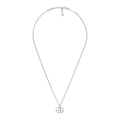 GG Marmont Silver Pendant Necklace simple Pursuit