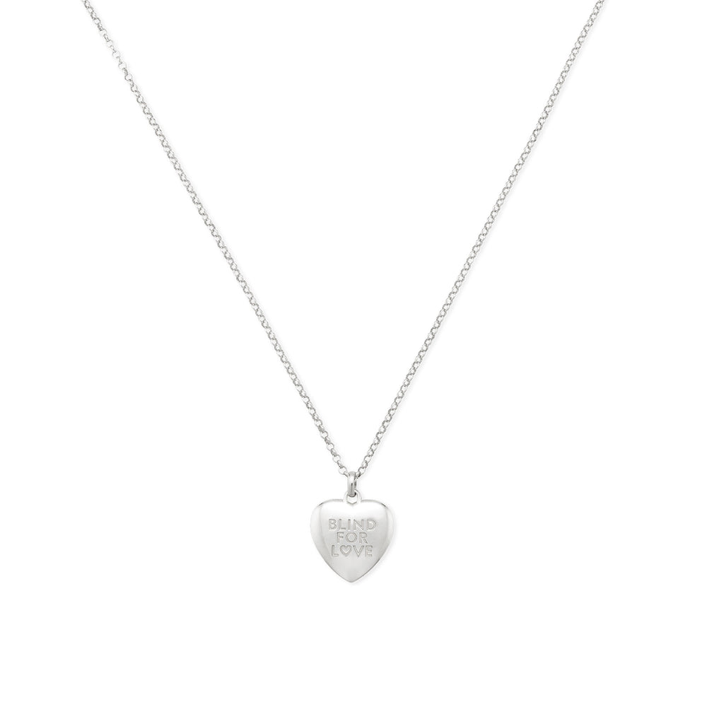 Blind For Love Silver Pendant Necklace simple Pursuit