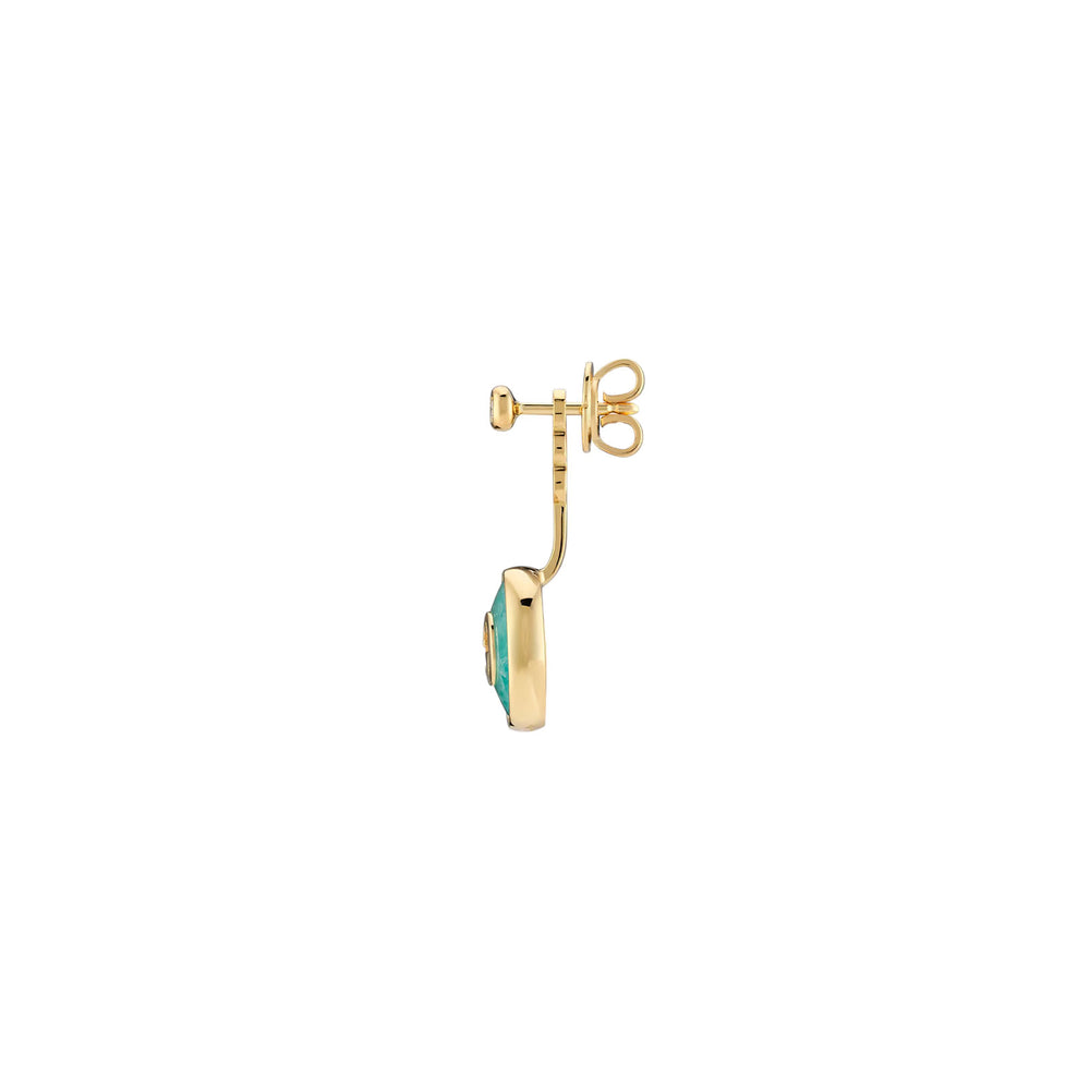 Gucci Interlocking 18ct Yellow Gold Drop Earrings simple Pursuit