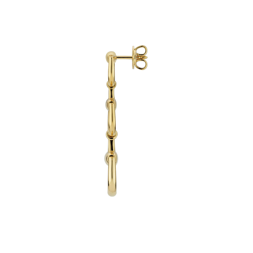 Gucci Horsebit 18ct Yellow Gold Drop earrings simple Pursuit