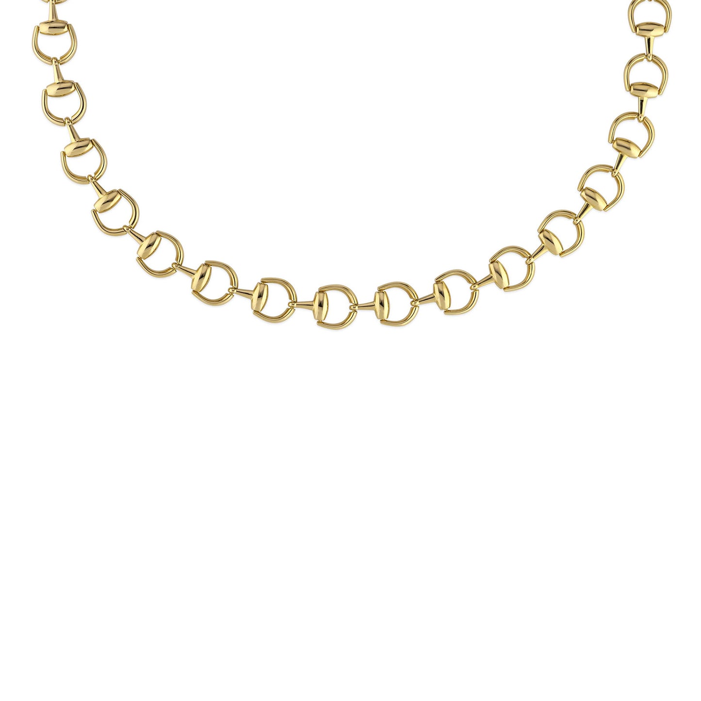 Gucci Horsebit 18ct Yellow Gold Necklace simple Pursuit