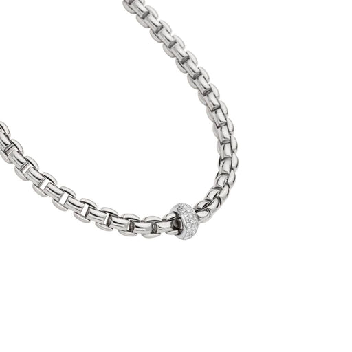 Eka 18ct White Gold Pavé Diamond Necklace 70705CX_PB_B_XBX Necklace Fope