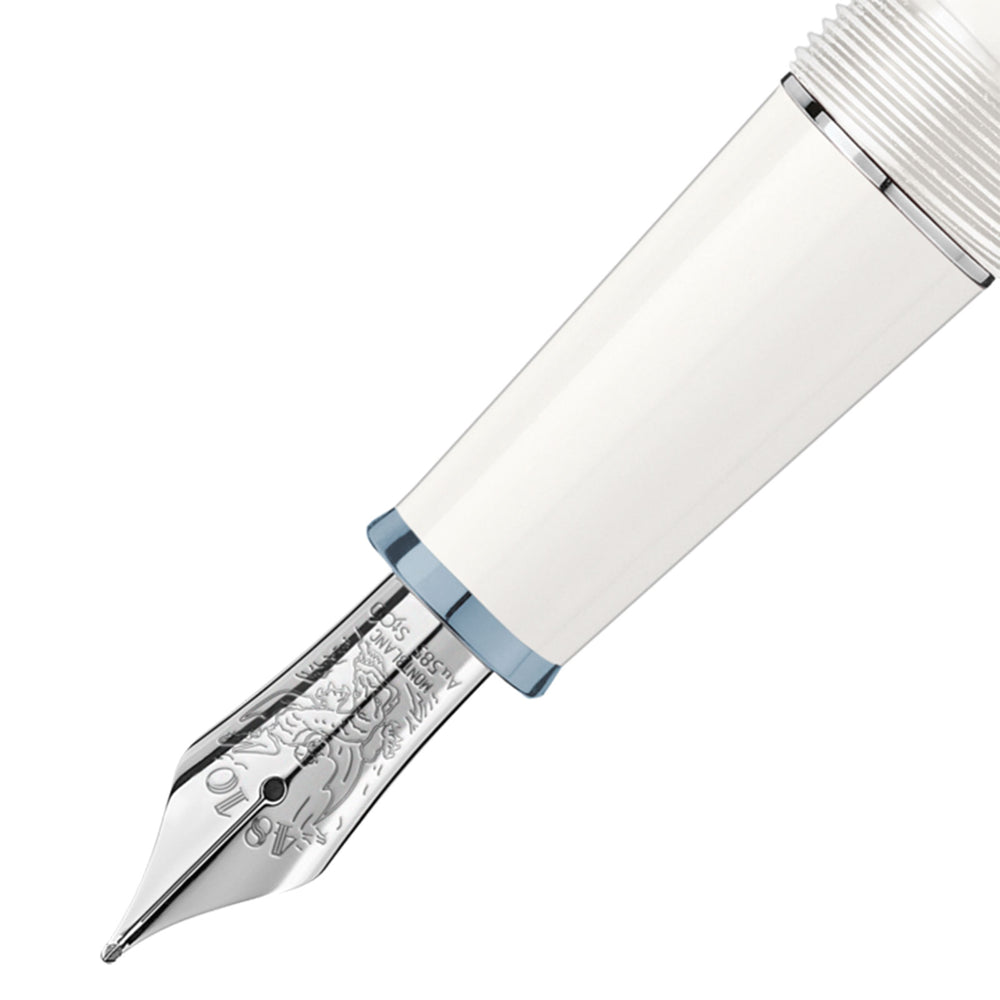 Meisterstück Glacier Classique Fountain Pen White simple Pursuit