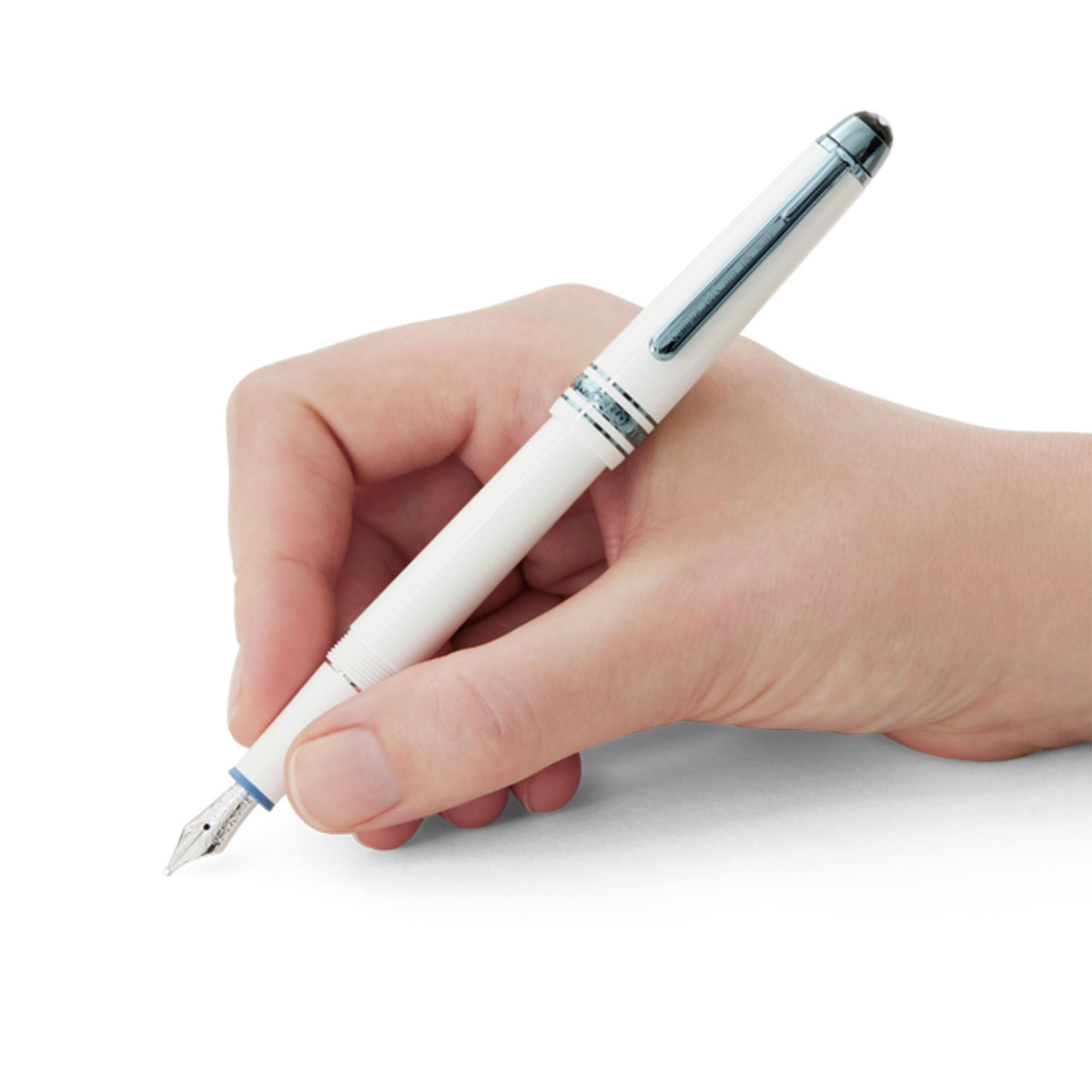 Meisterstück Glacier Classique Fountain Pen White simple Pursuit