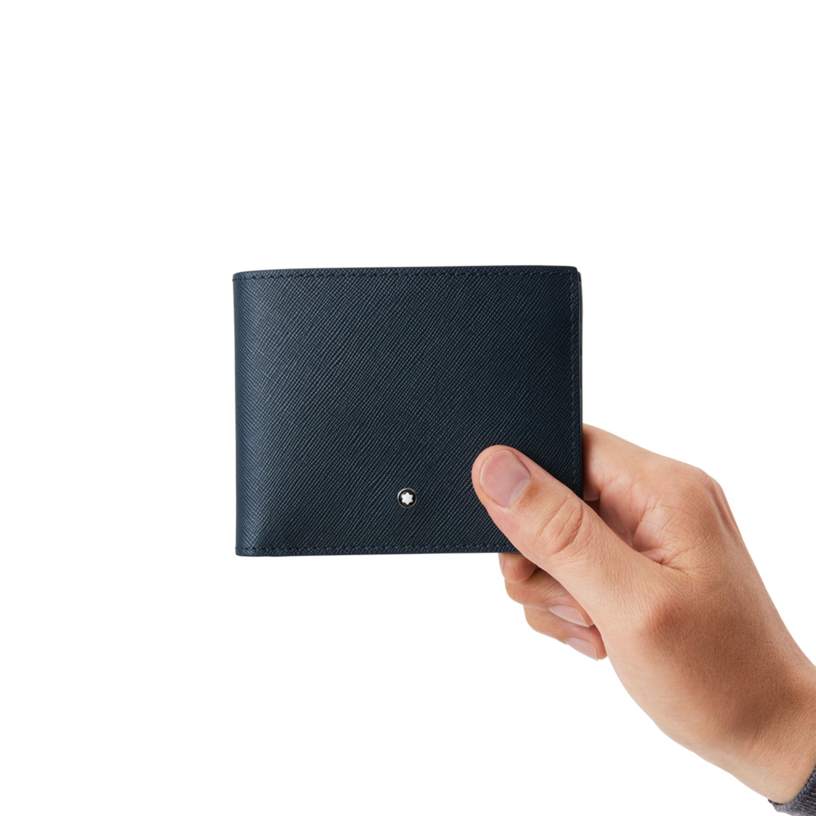 Sartorial Blue Wallet 6cc simple Pursuit