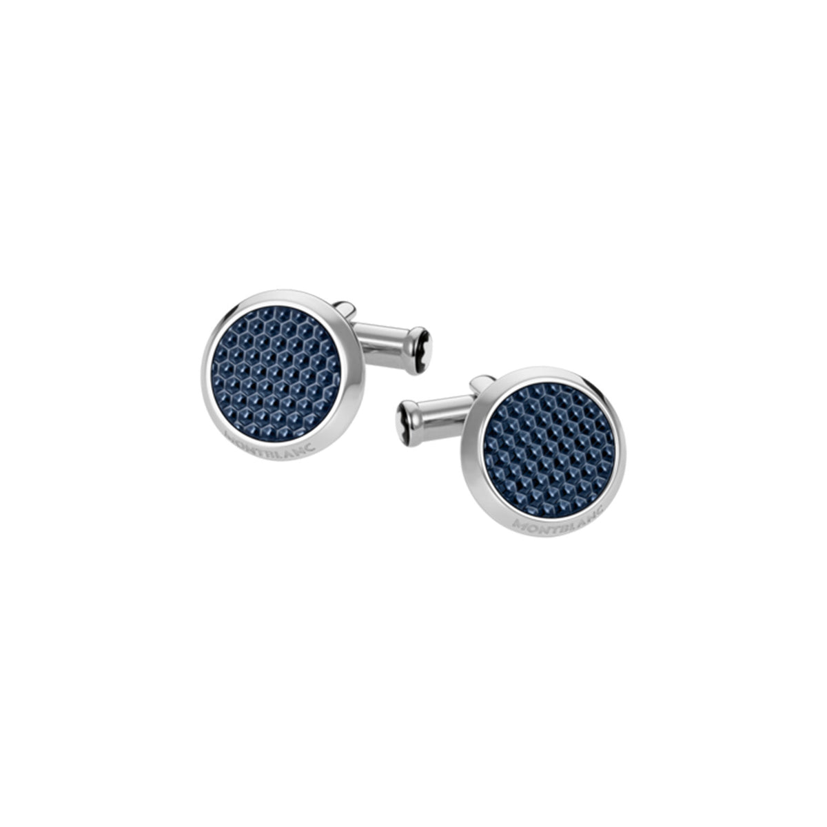 Meisterstück Cufflinks with Patterned Lacquer Inlay simple Pursuit