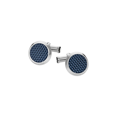 Meisterstück Cufflinks with Patterned Lacquer Inlay simple Pursuit