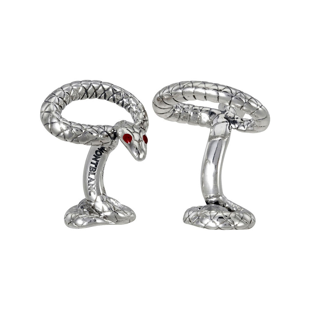 Serpent Silver Cufflinks simple Pursuit
