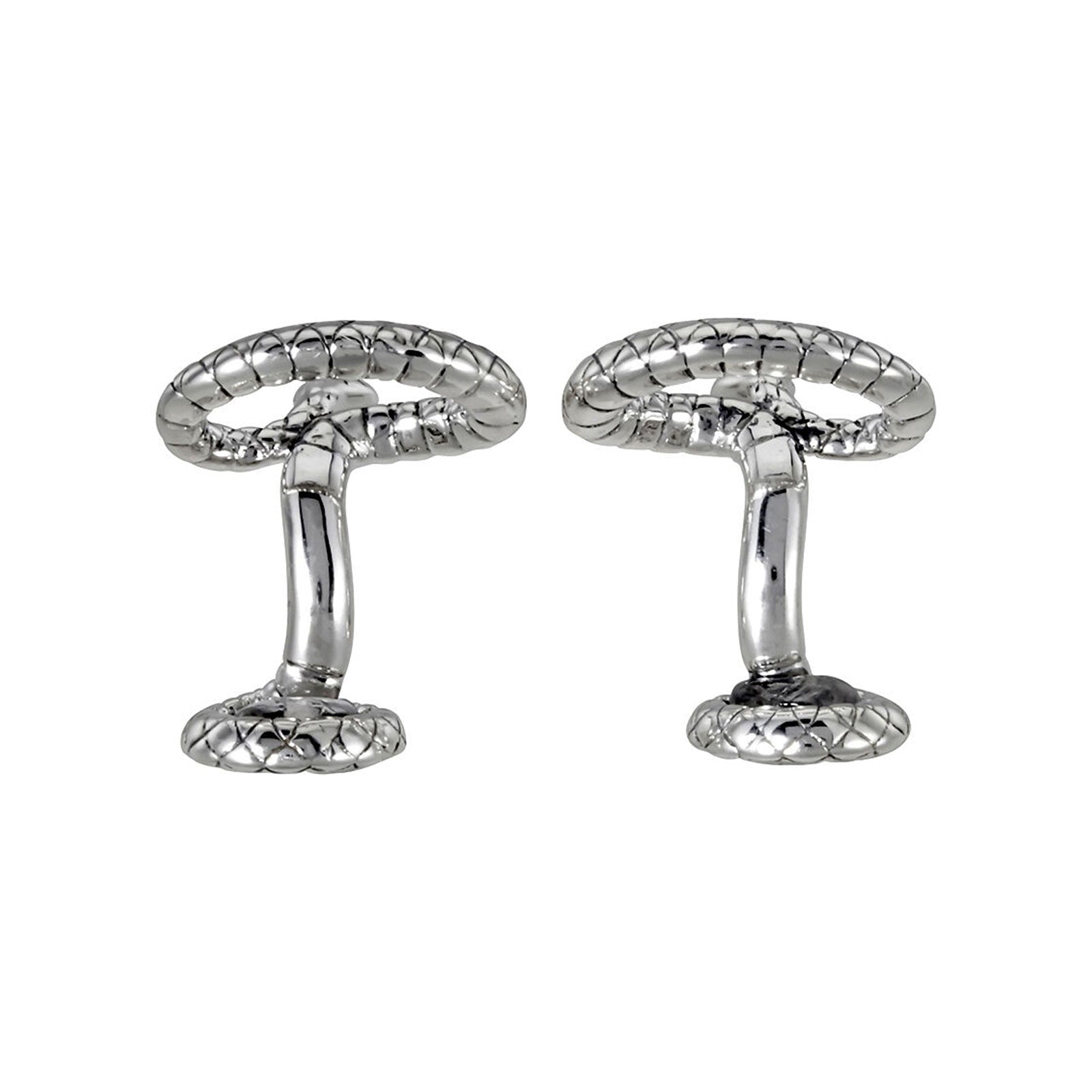 Serpent Silver Cufflinks simple Pursuit