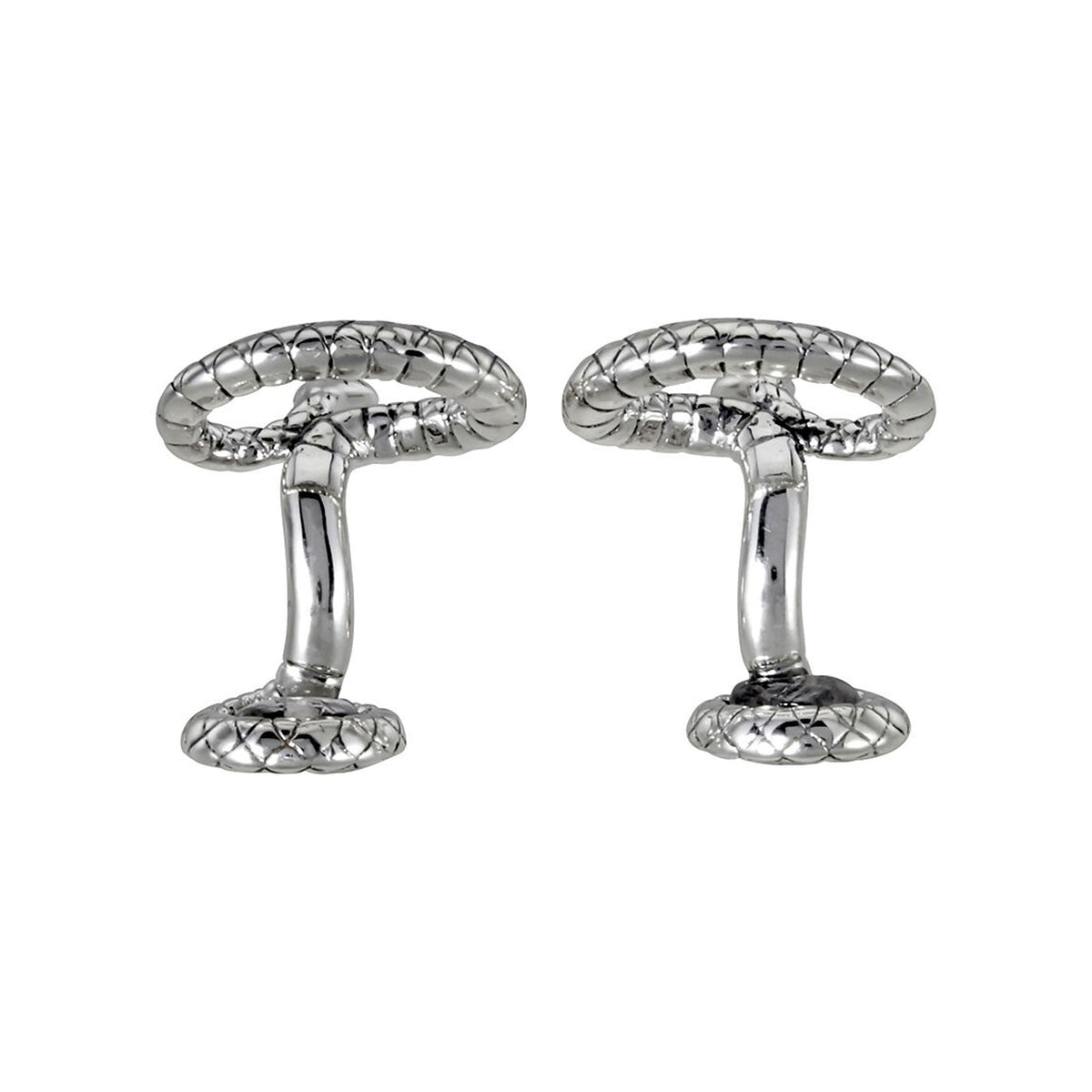 Serpent Silver Cufflinks simple Pursuit
