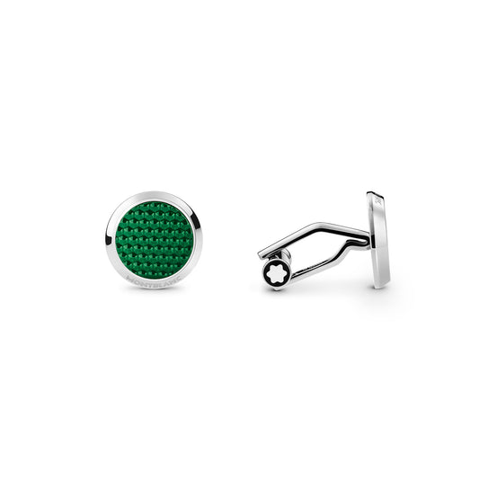 Meisterstück Cufflinks with Patterned Lacquer Inlay simple Pursuit