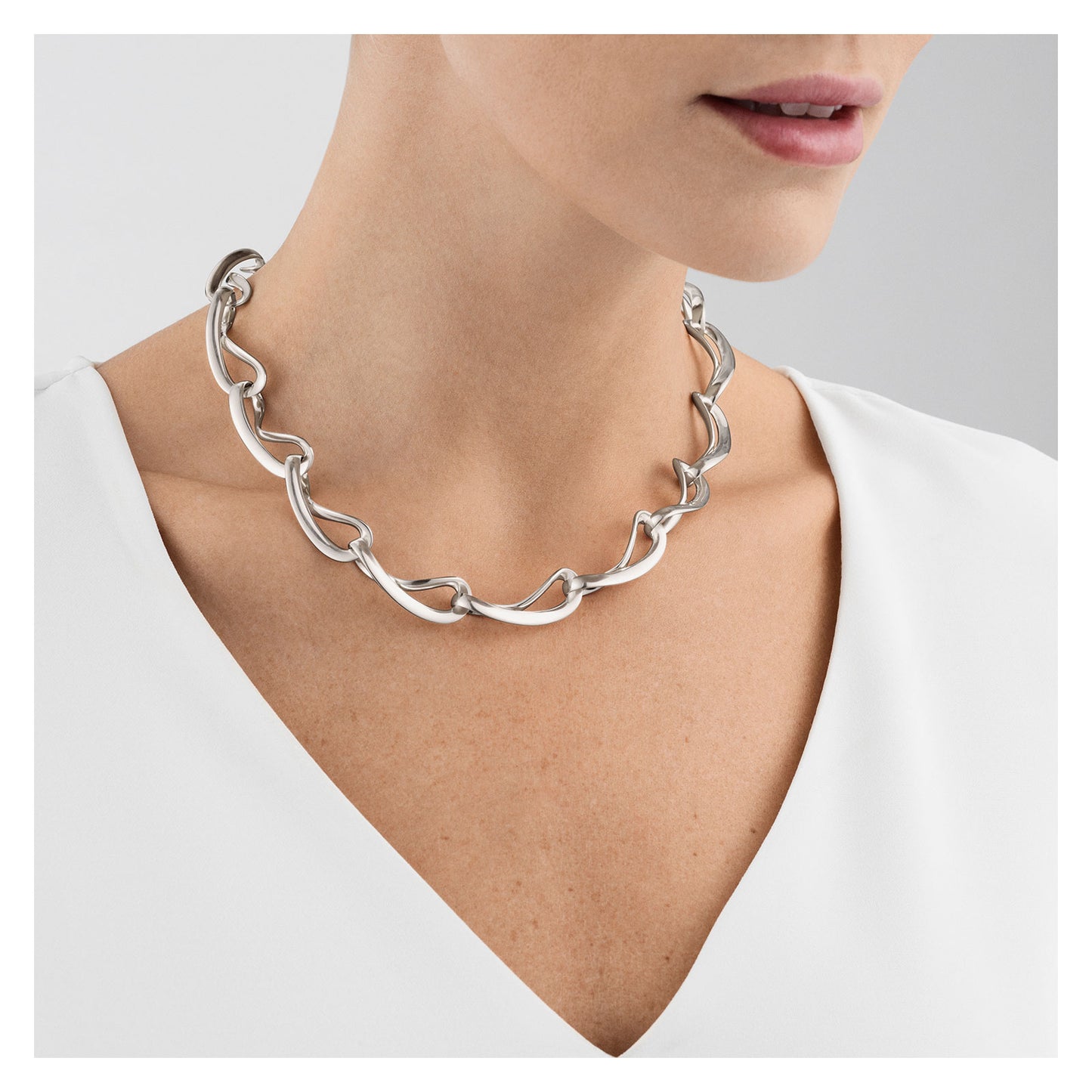 Infinity Silver Necklace simple Pursuit