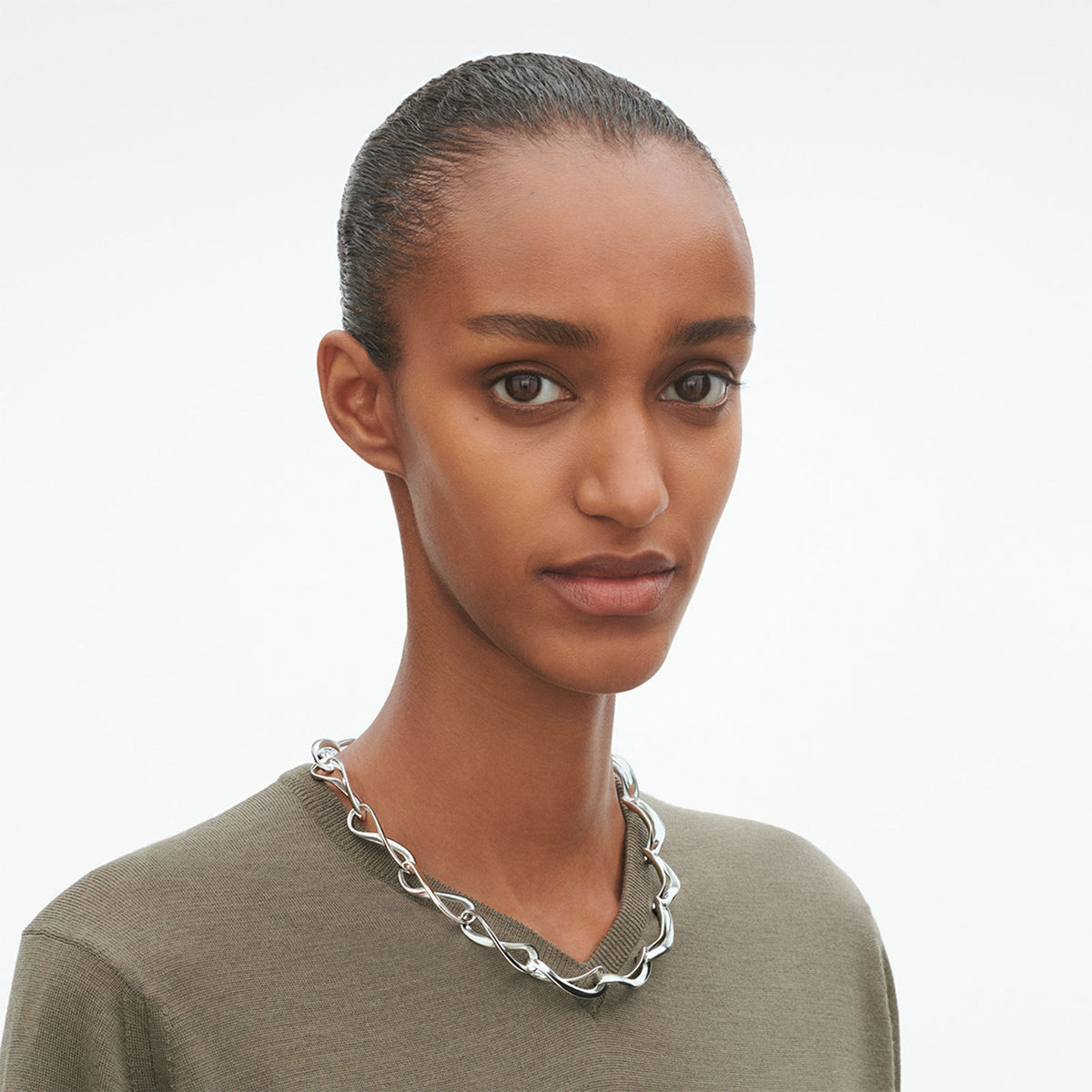 Infinity Silver Necklace simple Pursuit