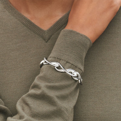 Infinity Silver Link Bracelet 452 simple Pursuit