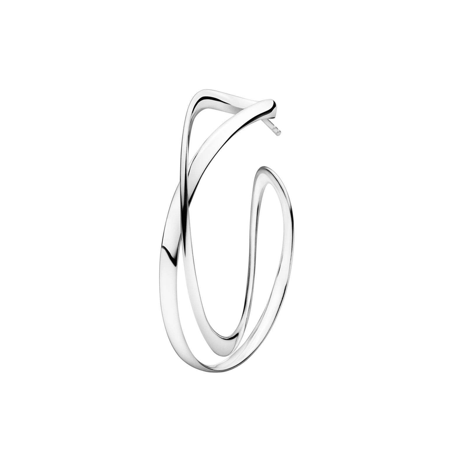 Infinity Silver Large Earhoops simple Pursuit