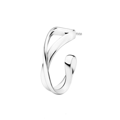 Infinity Silver Earhoops, Small simple Pursuit