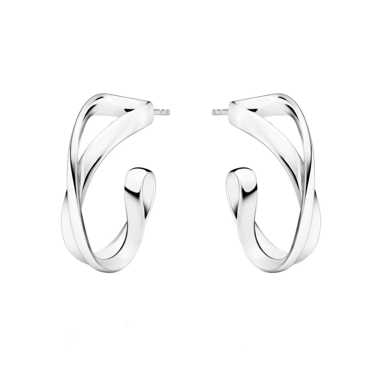 Infinity Silver Earhoops simple Pursuit