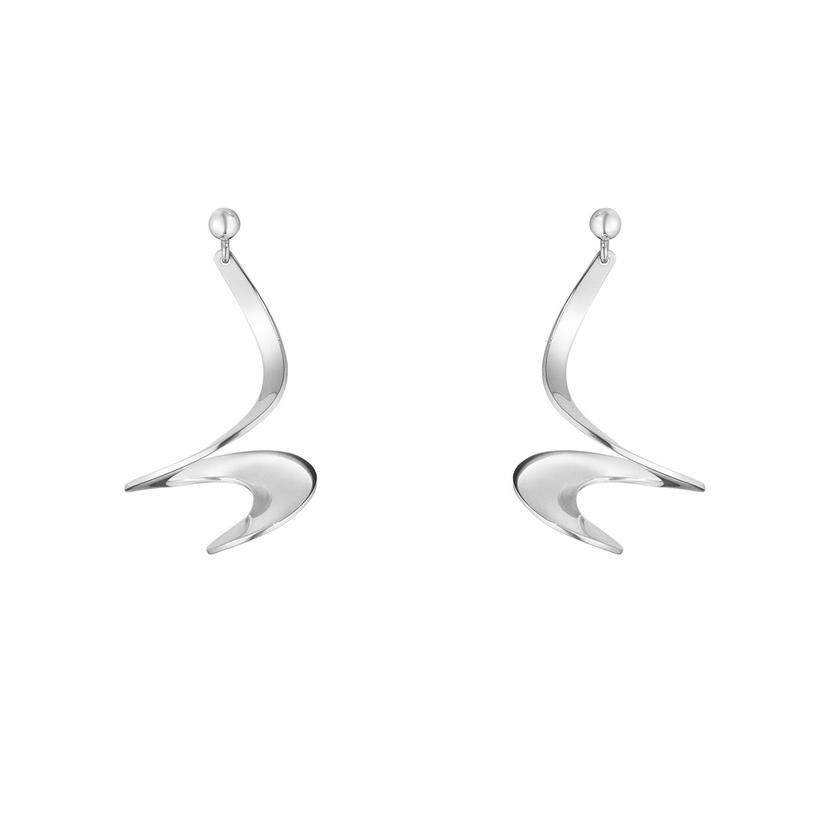 Torun Silver Möbius Earrings simple Pursuit