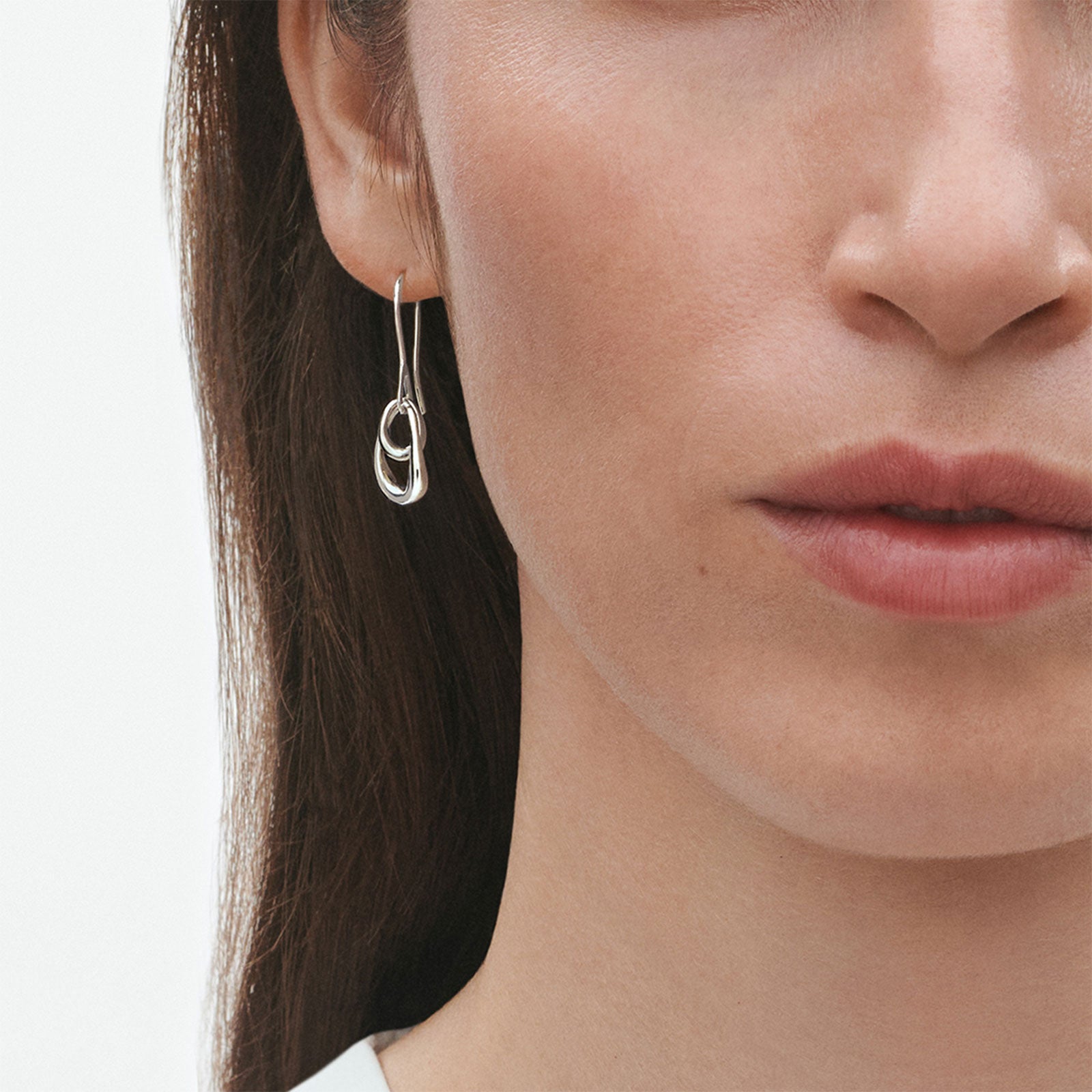 Offspring Silver Drop Earrings simple Pursuit