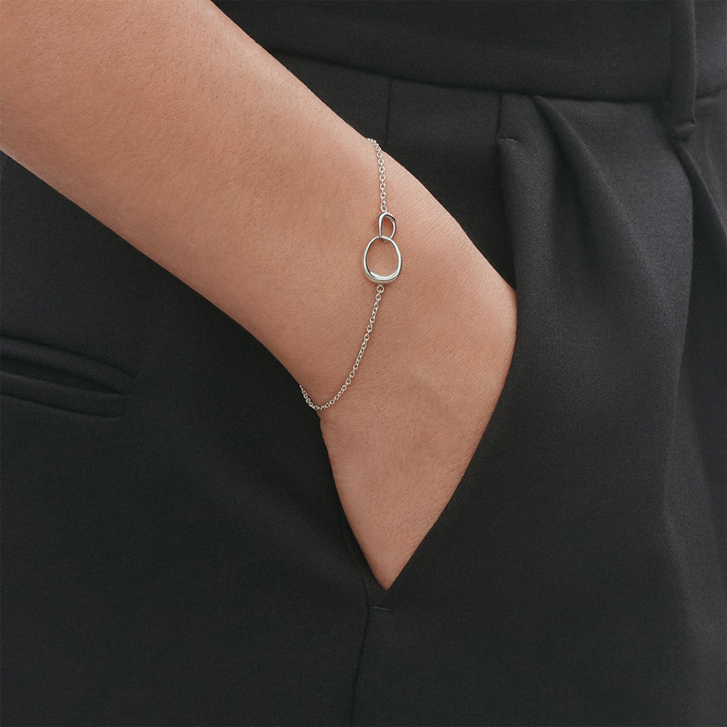 Offspring Silver Bracelet simple Pursuit