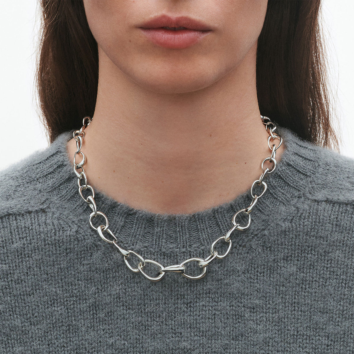 Offspring Silver Graduated Necklace simple Pursuit