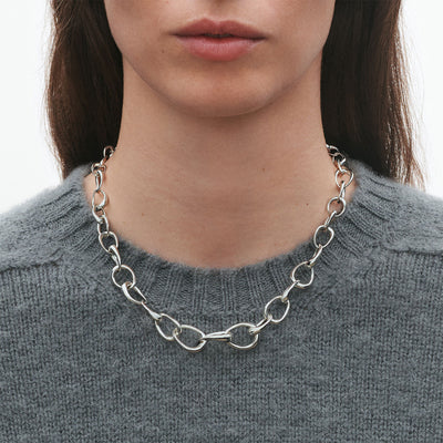 Offspring Silver Graduated Necklace simple Pursuit