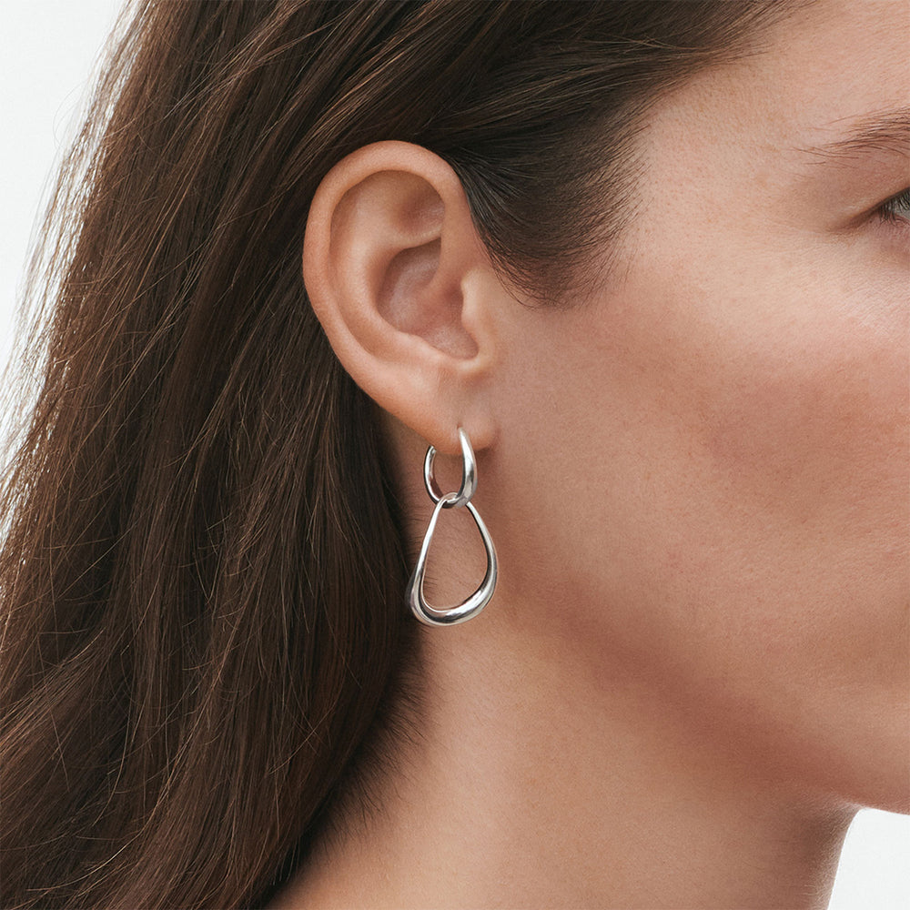 Offspring Silver Drop Earrings