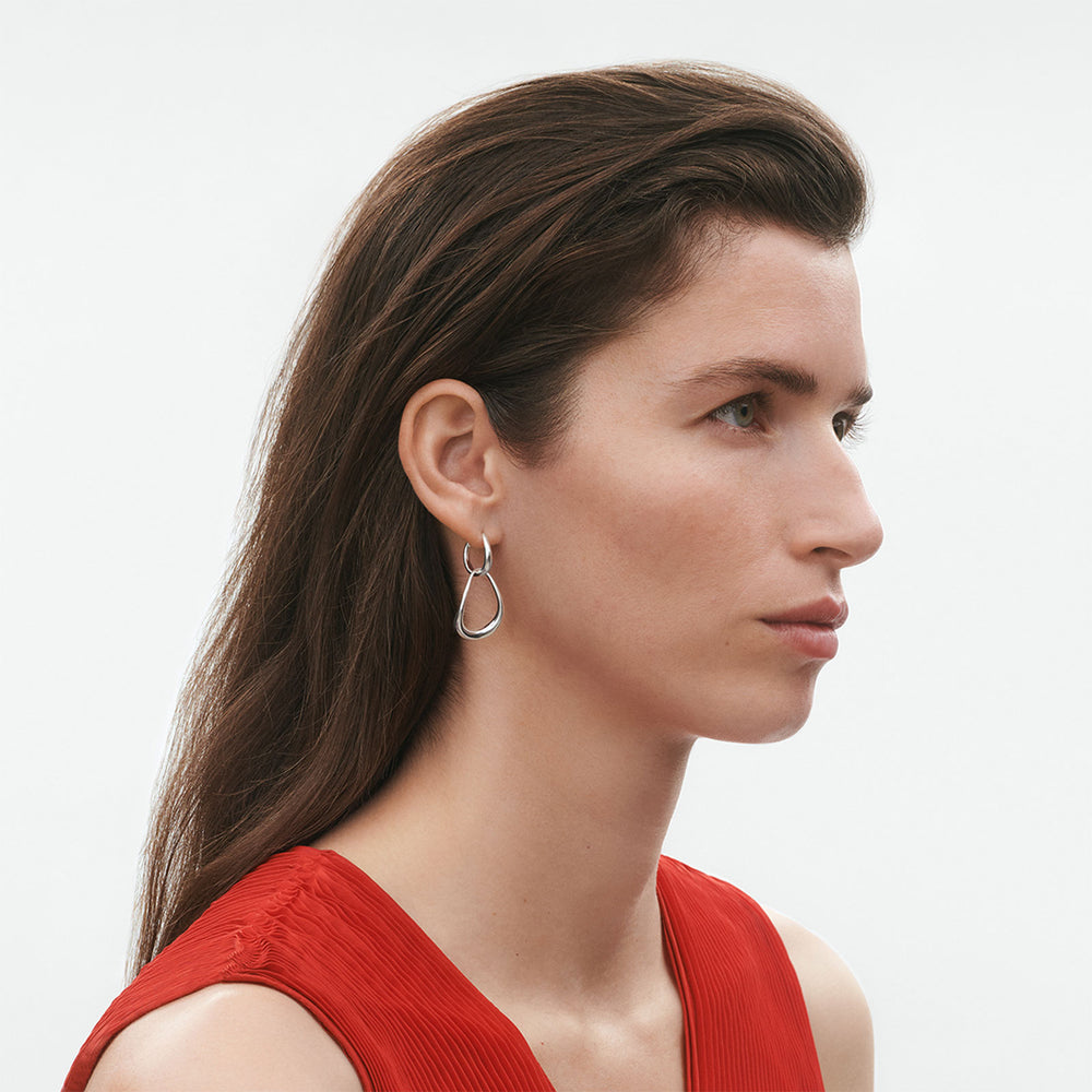 Offspring Silver Drop Earrings