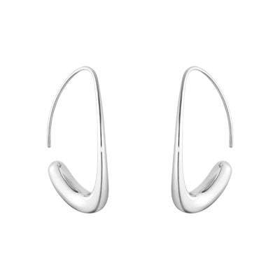 Offspring Silver Earhoops simple Pursuit