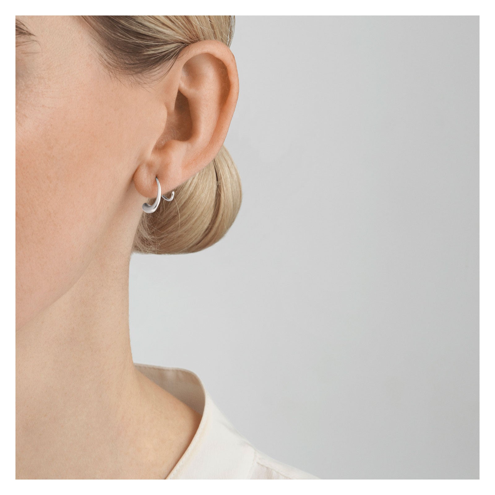 Mercy Silver Swirl Earrings