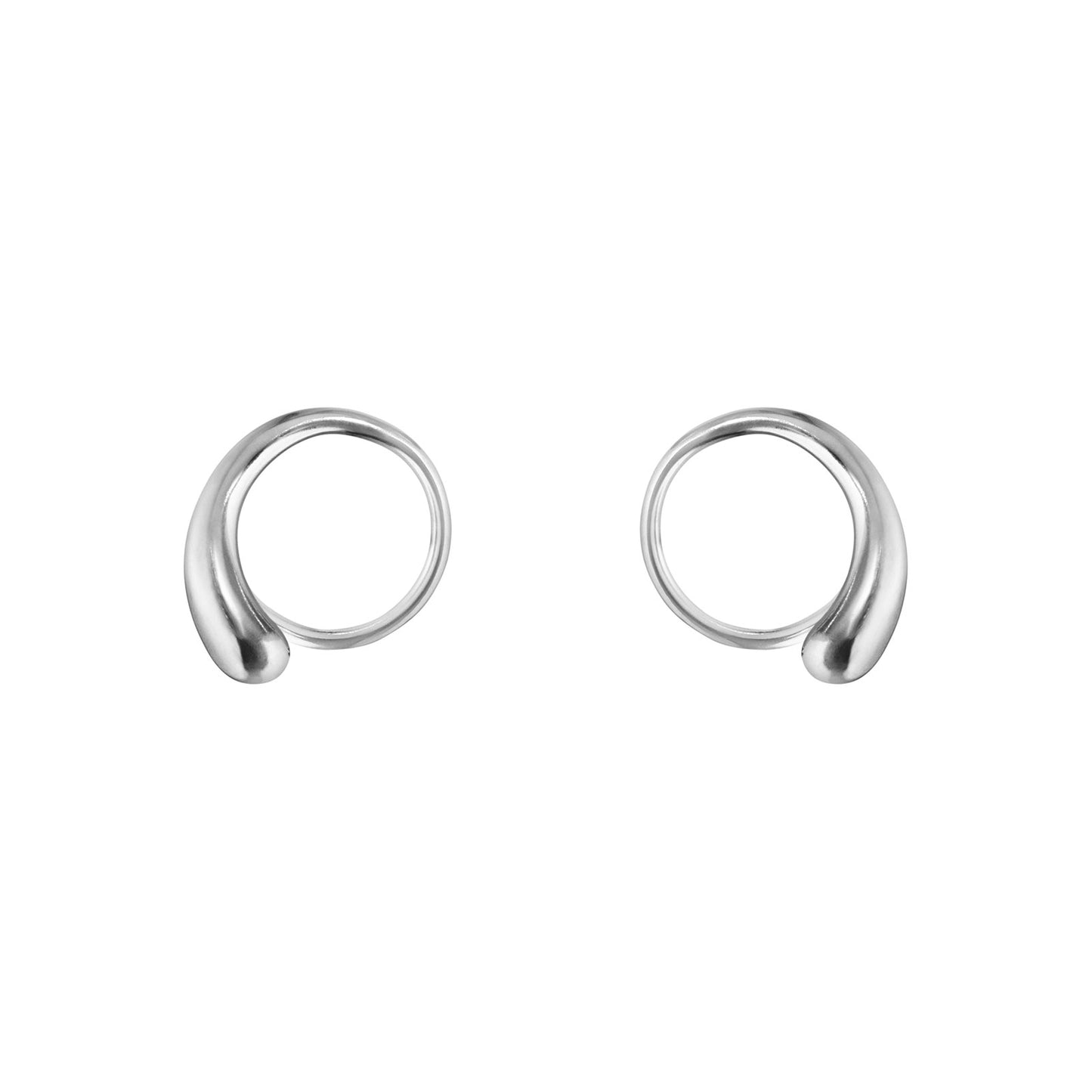 Mercy Silver Swirl Earrings