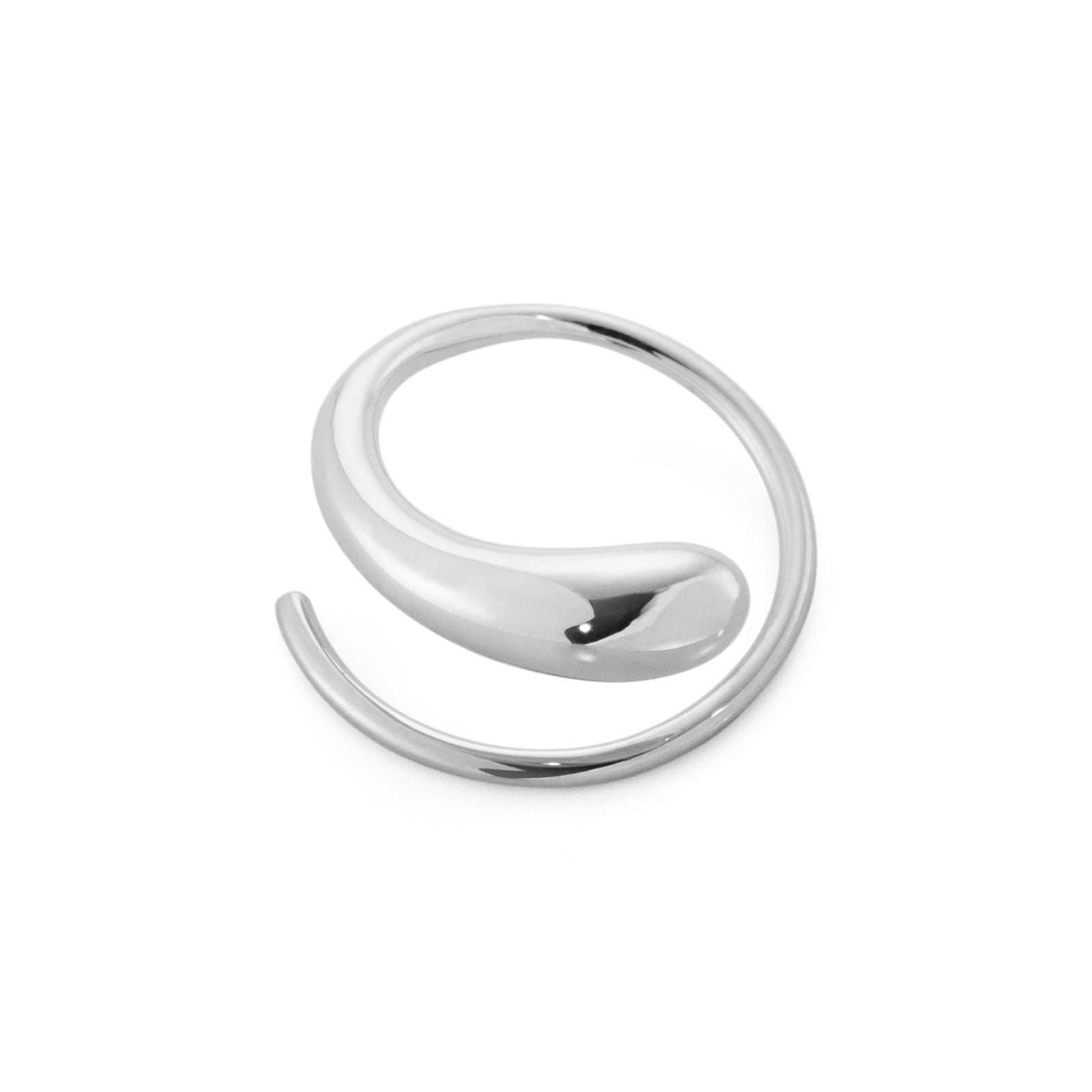 Mercy Silver Swirl Earrings