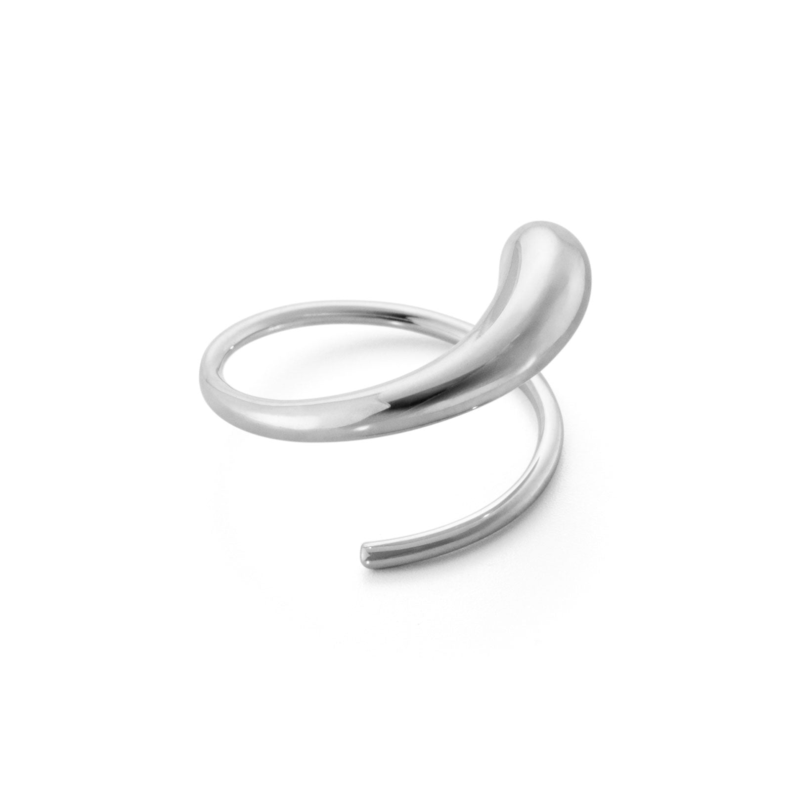 Mercy Silver Swirl Earrings