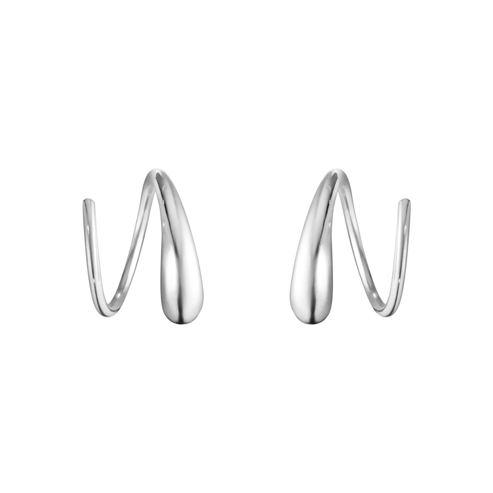Mercy Silver Swirl Earrings