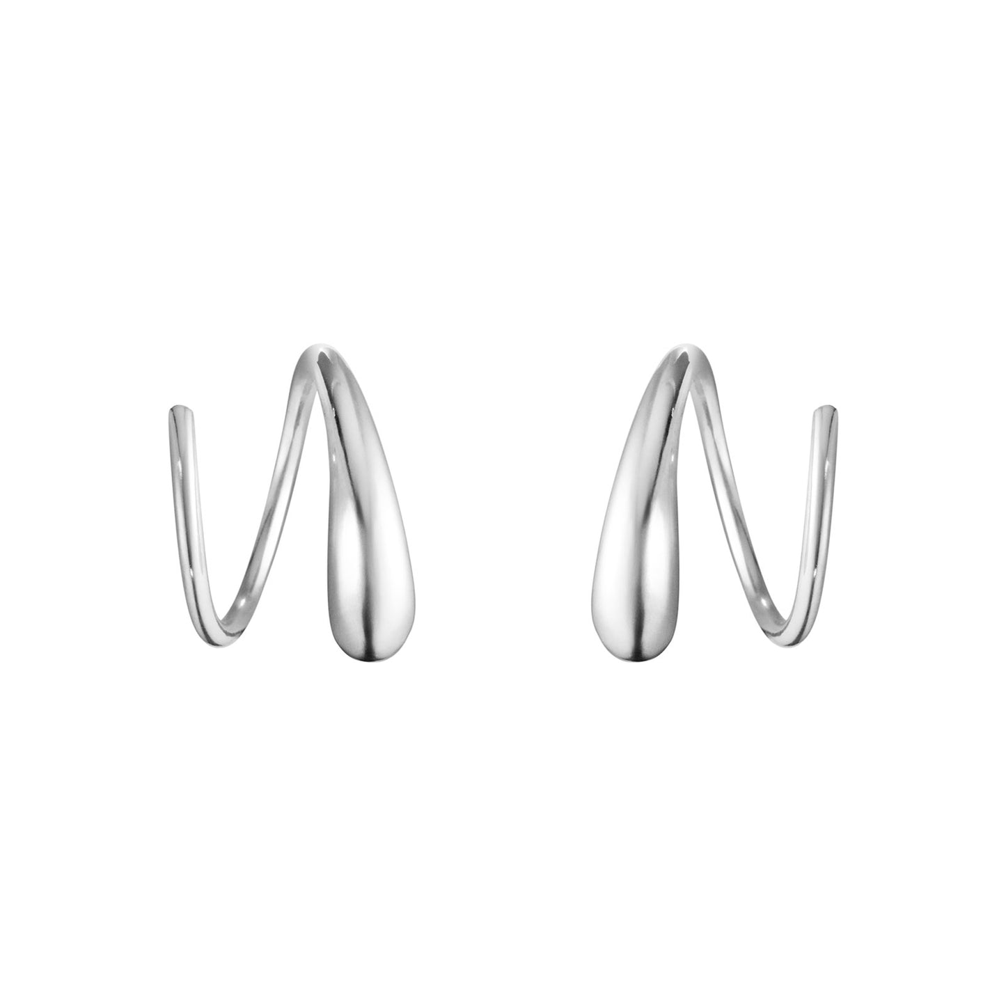 Mercy Silver Swirl Earrings