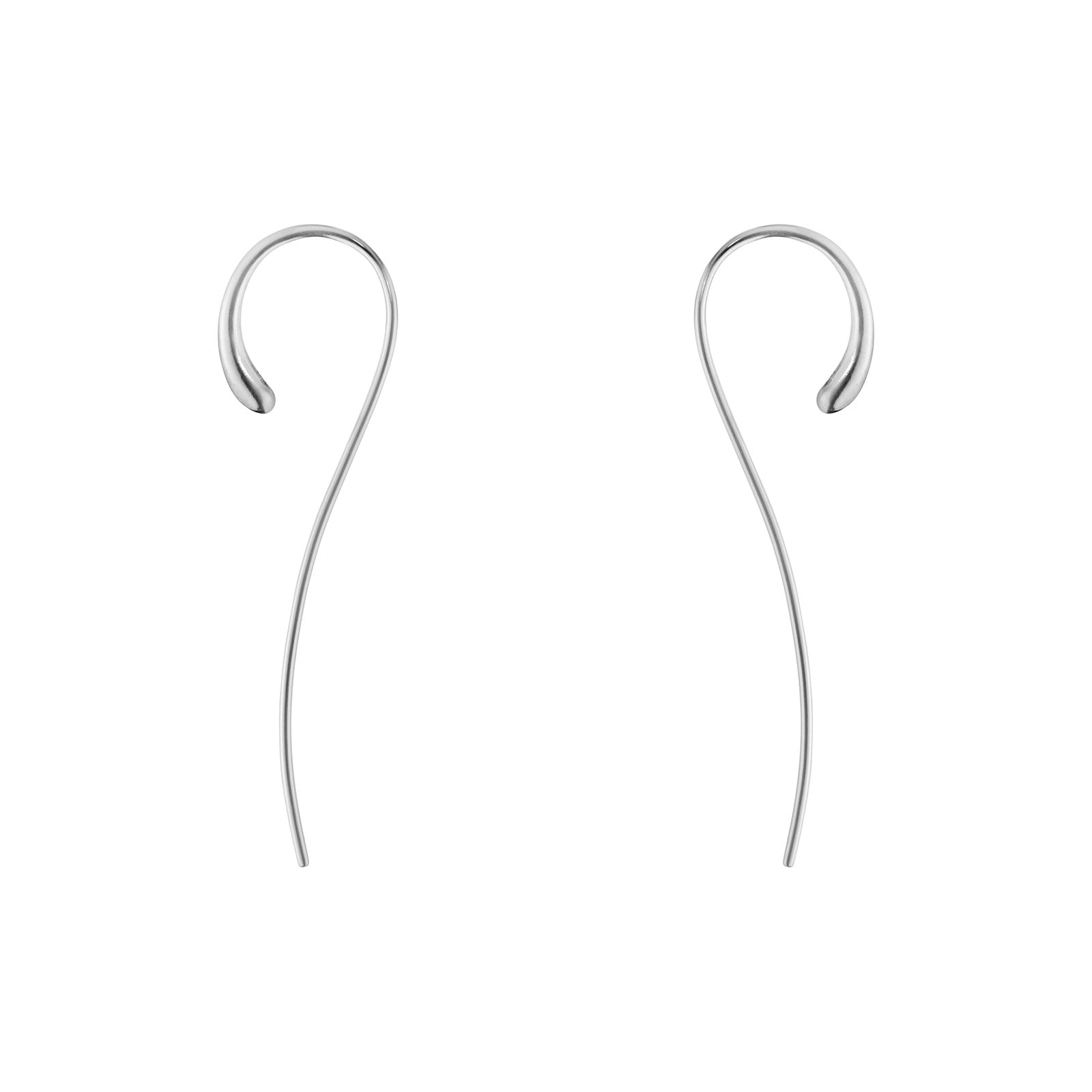 Mercy Silver Hook Earrings