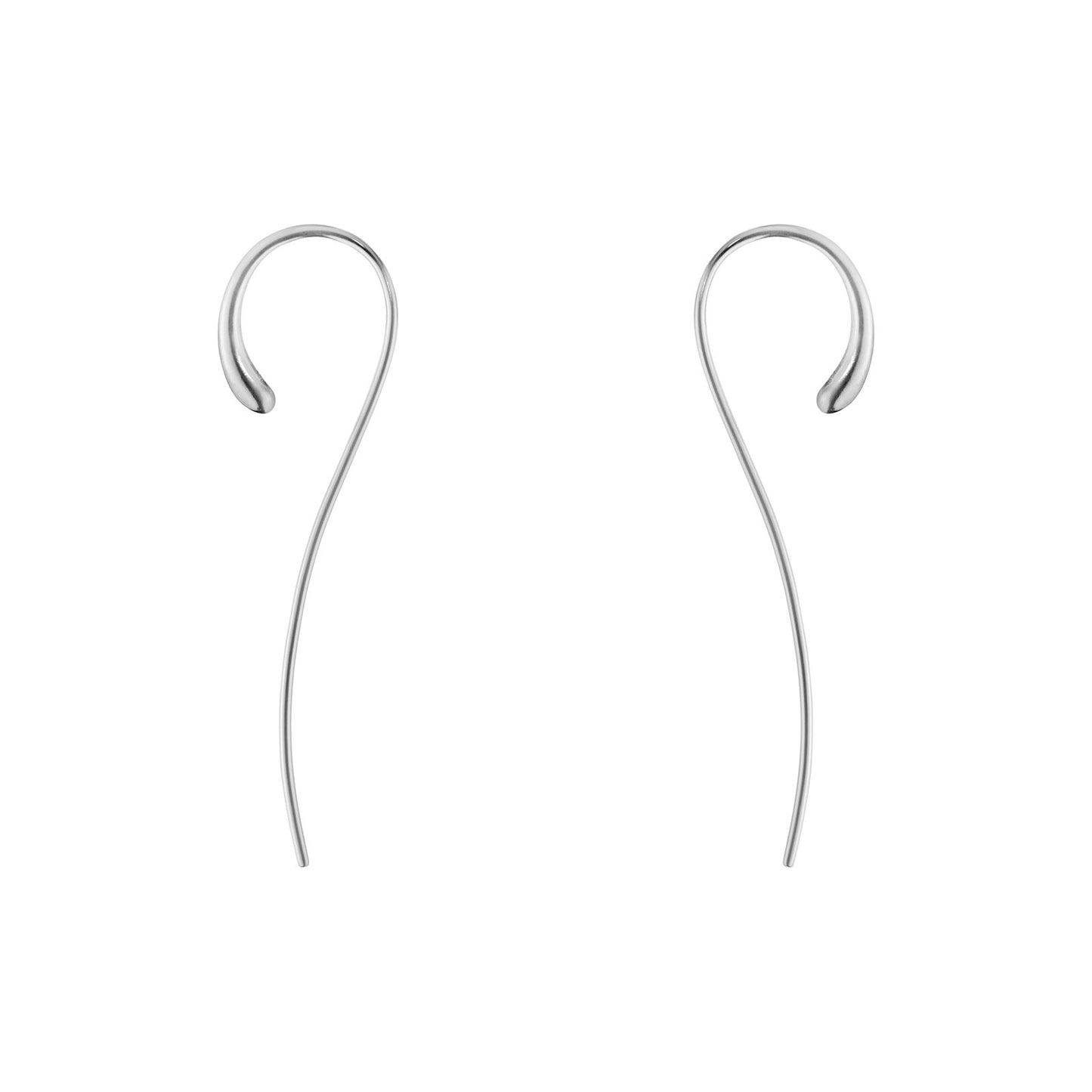 Mercy Silver Hook Earrings