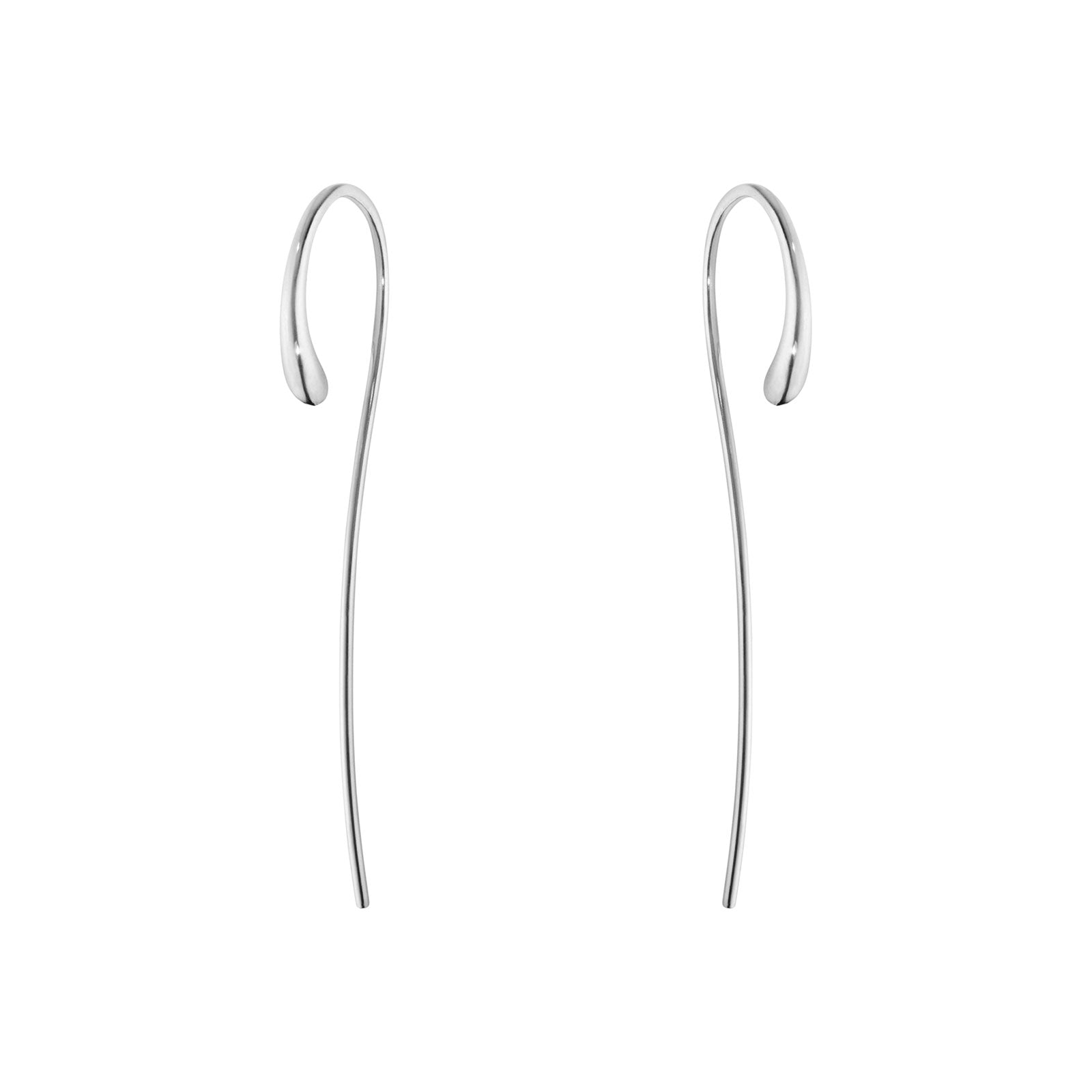 Mercy Silver Hook Earrings