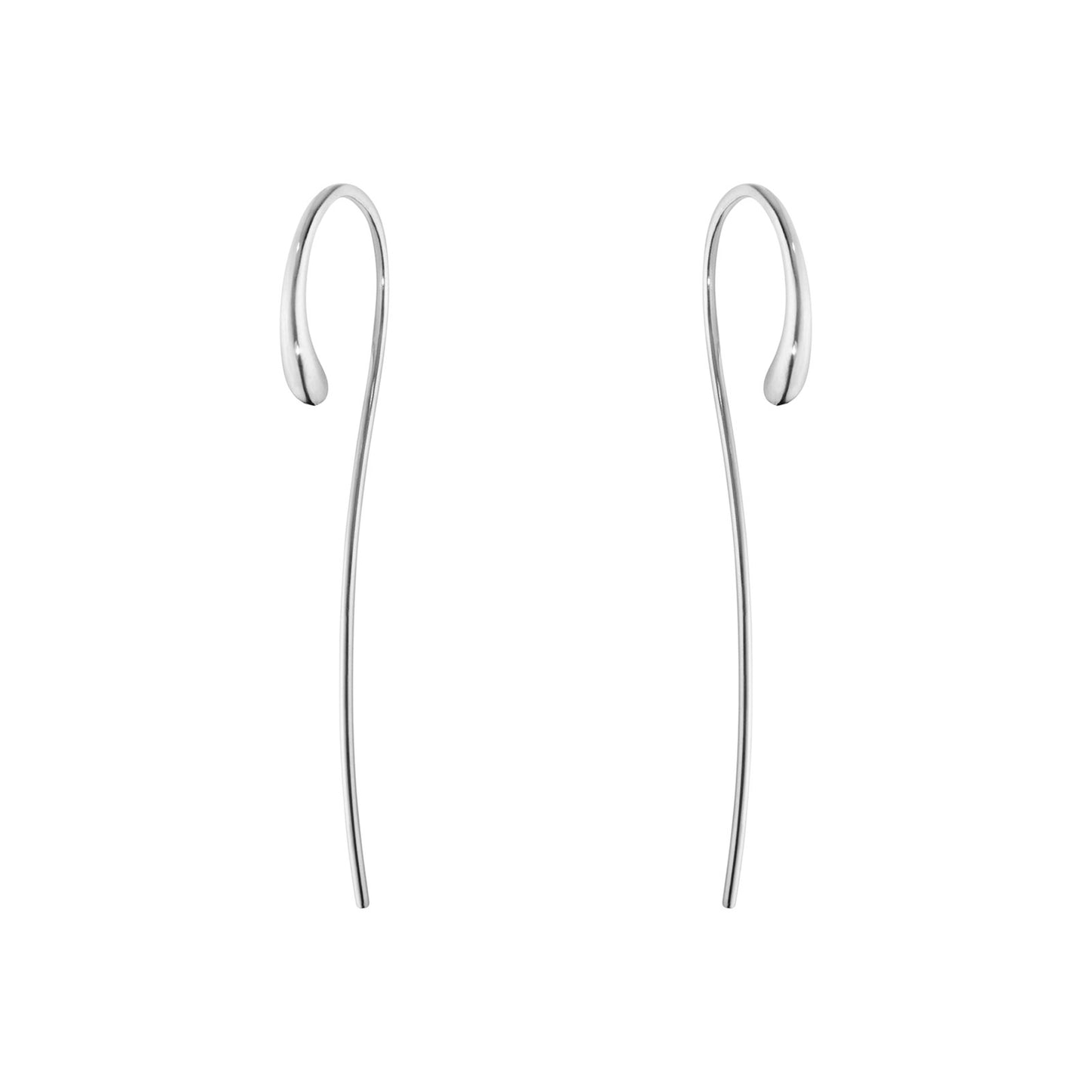 Mercy Silver Hook Earrings