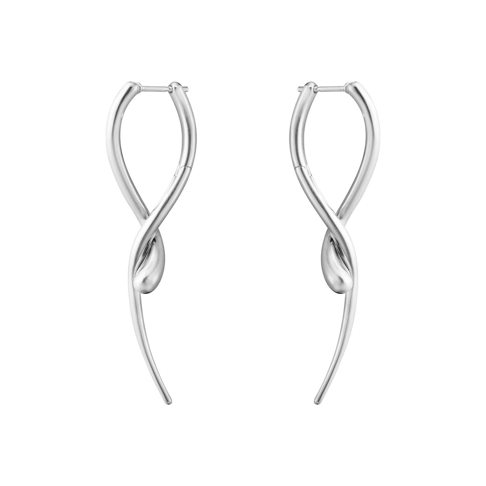 Mercy Silver Drop Earrings