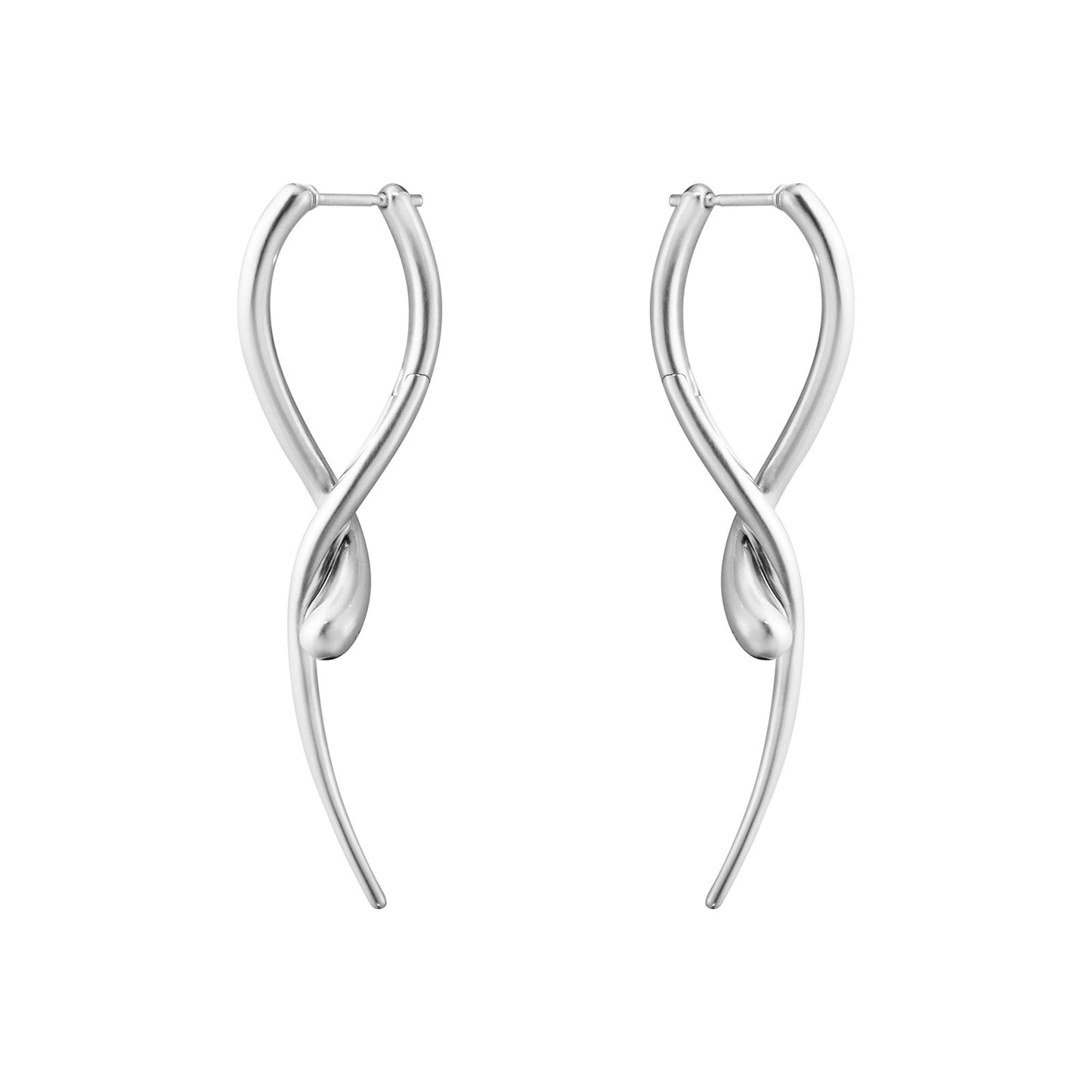 Mercy Silver Drop Earrings