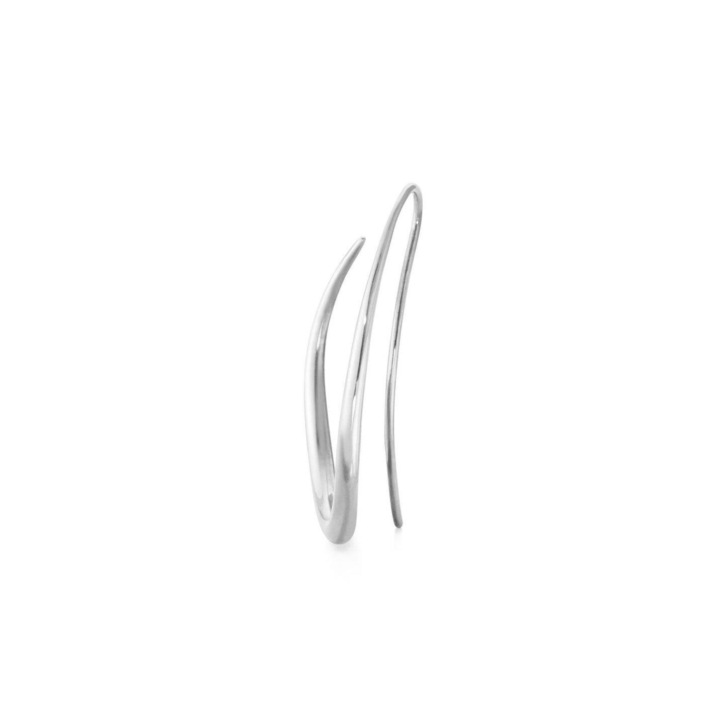 Offspring Silver Double Hoop Earrings